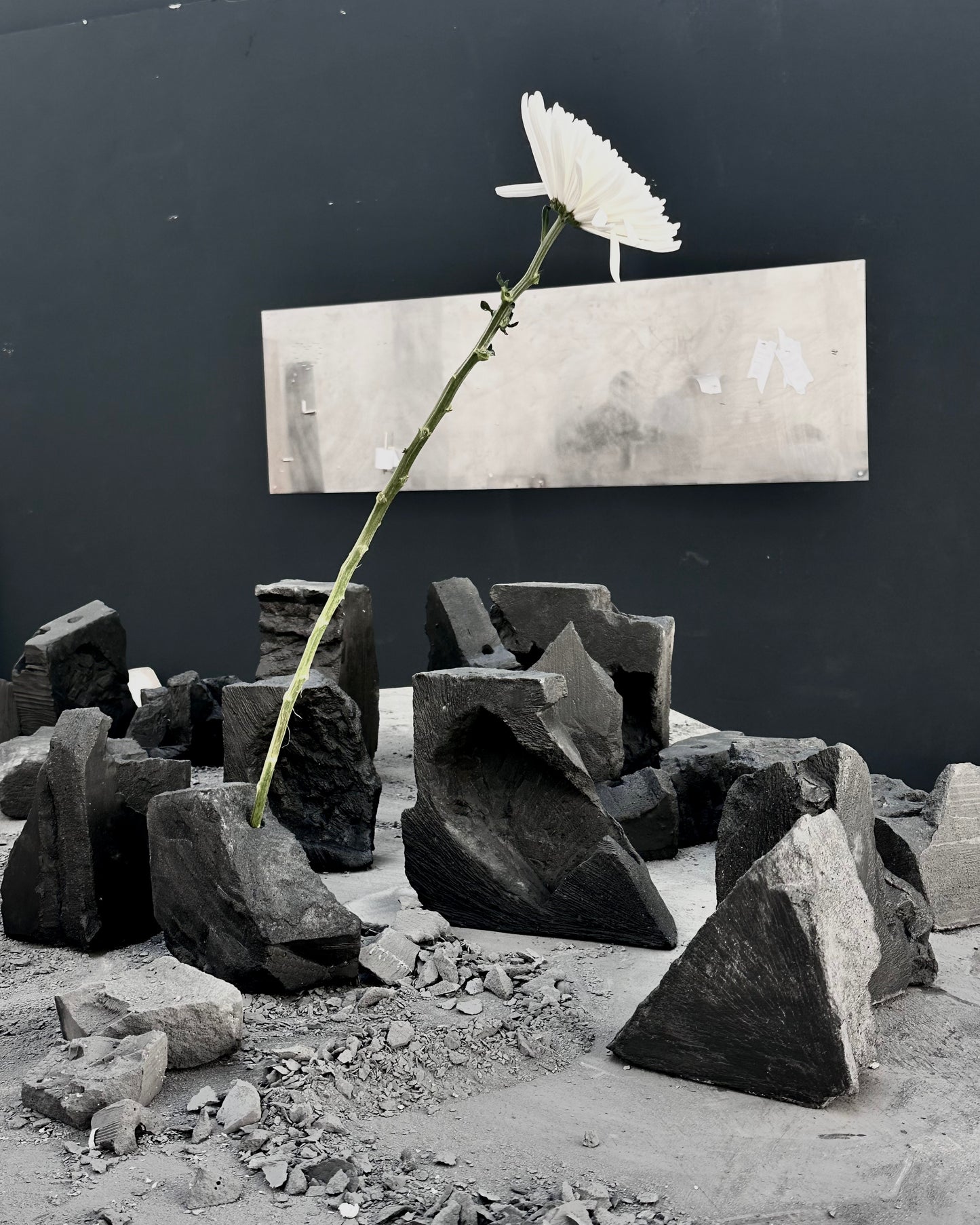Kundenspezifische Tischdekoration aus Beton