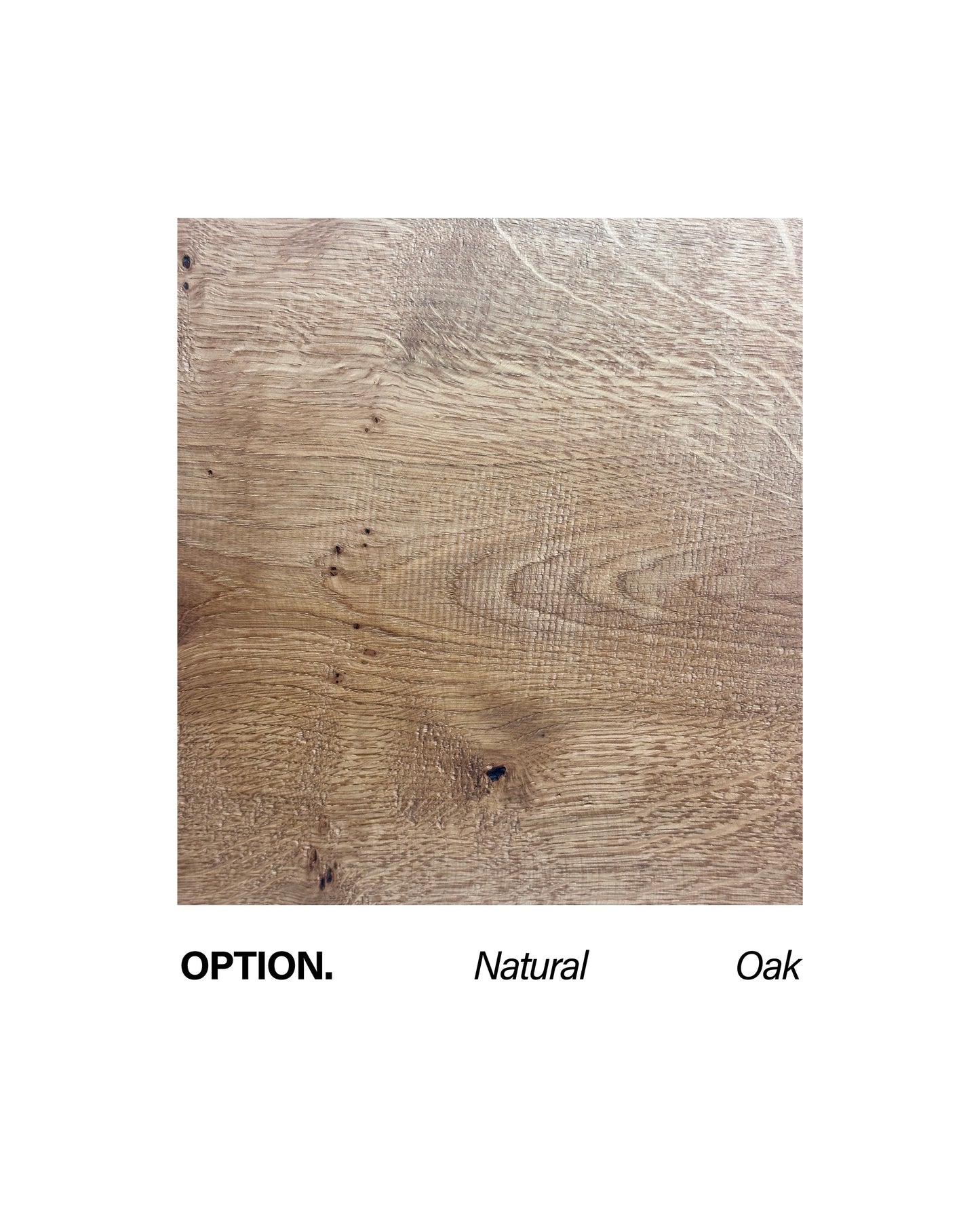 Oak - Aluminium Coffeetable