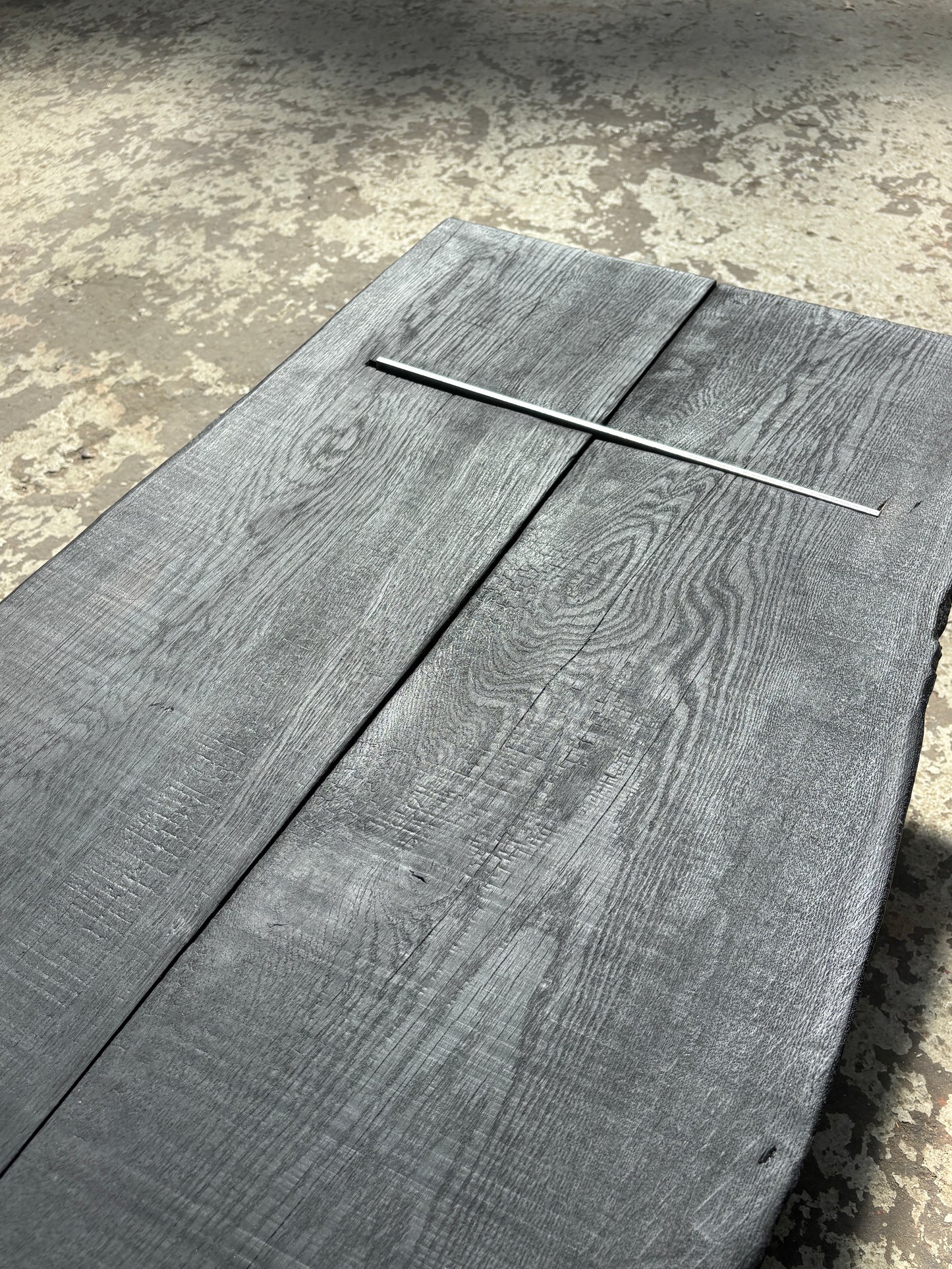Yakisugi Burnt Wood Coffeetable