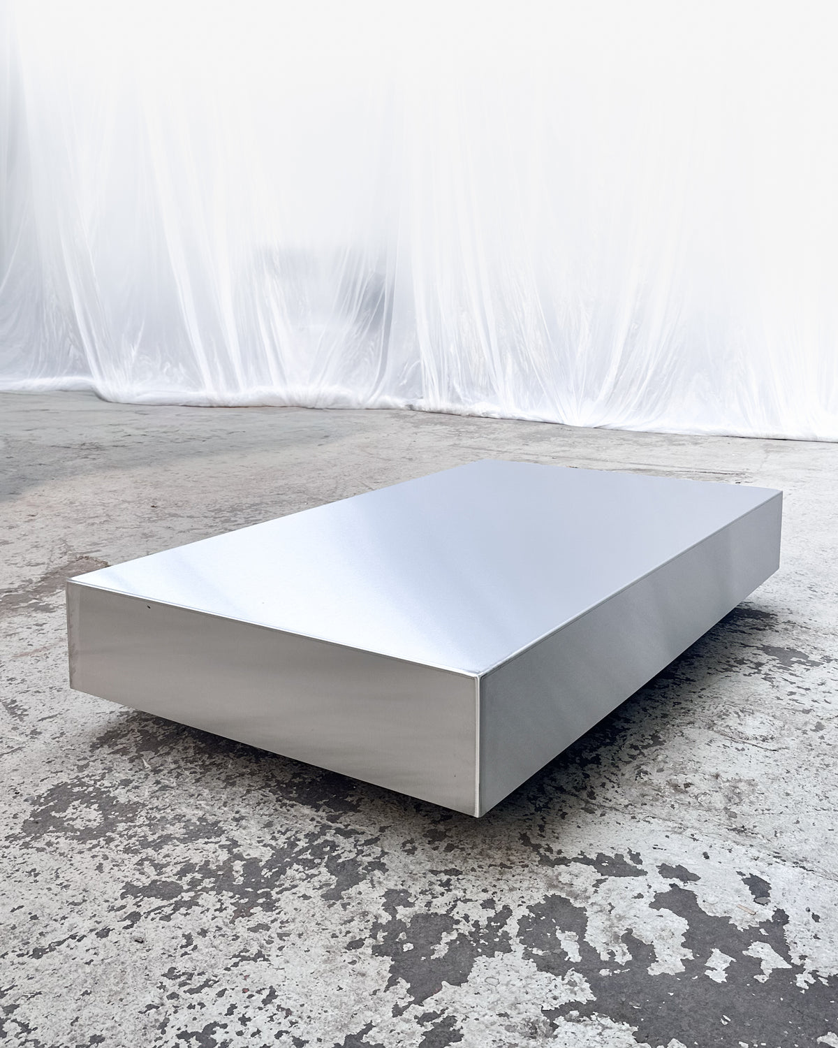Floating Stainless Steel Coffeetable
