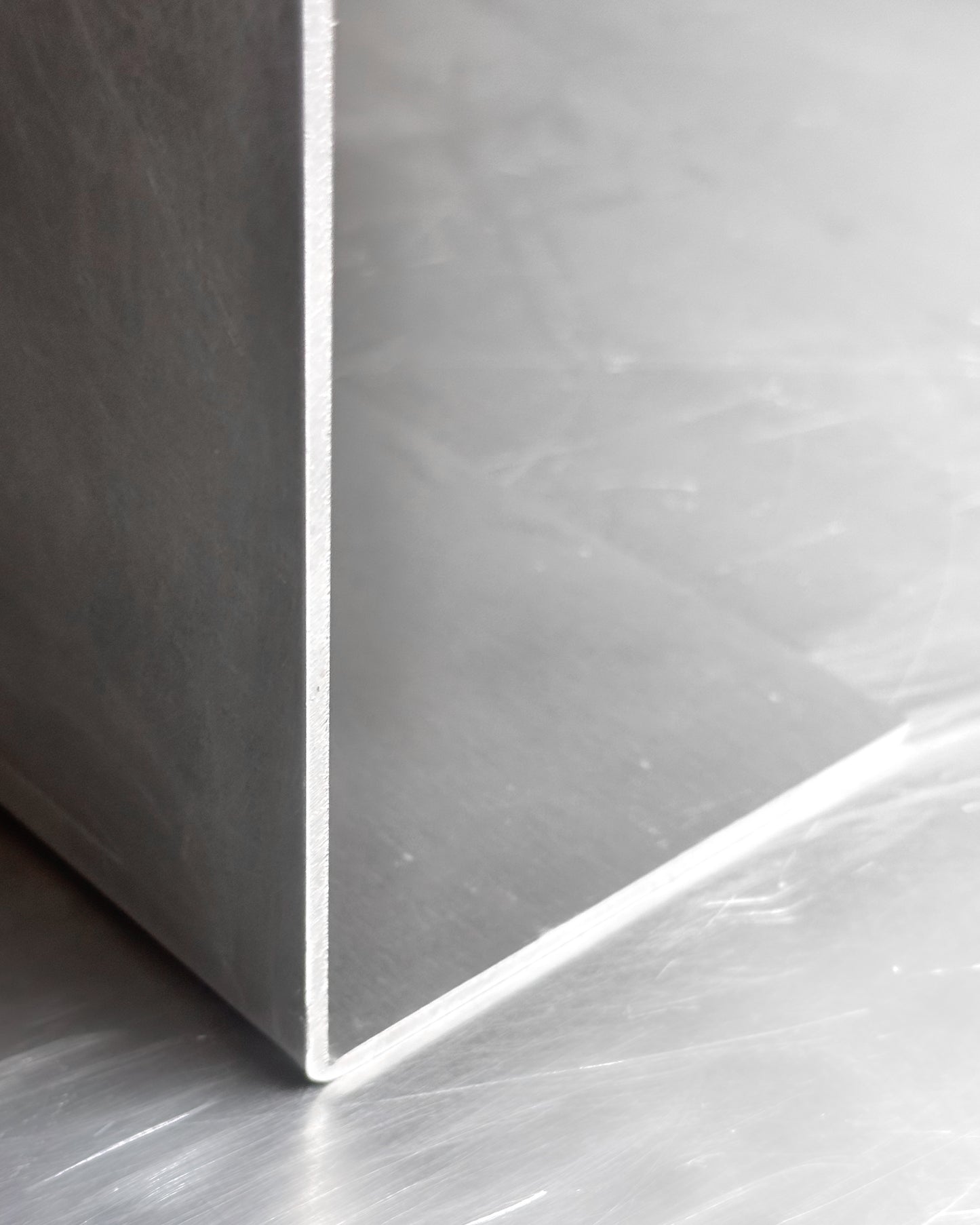 Matted / Reflective Aluminium Wall Shelf