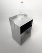 Matted Aluminium - Blackwood Sidetable