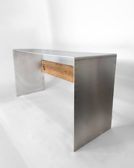 Oak - Aluminium Architektentisch