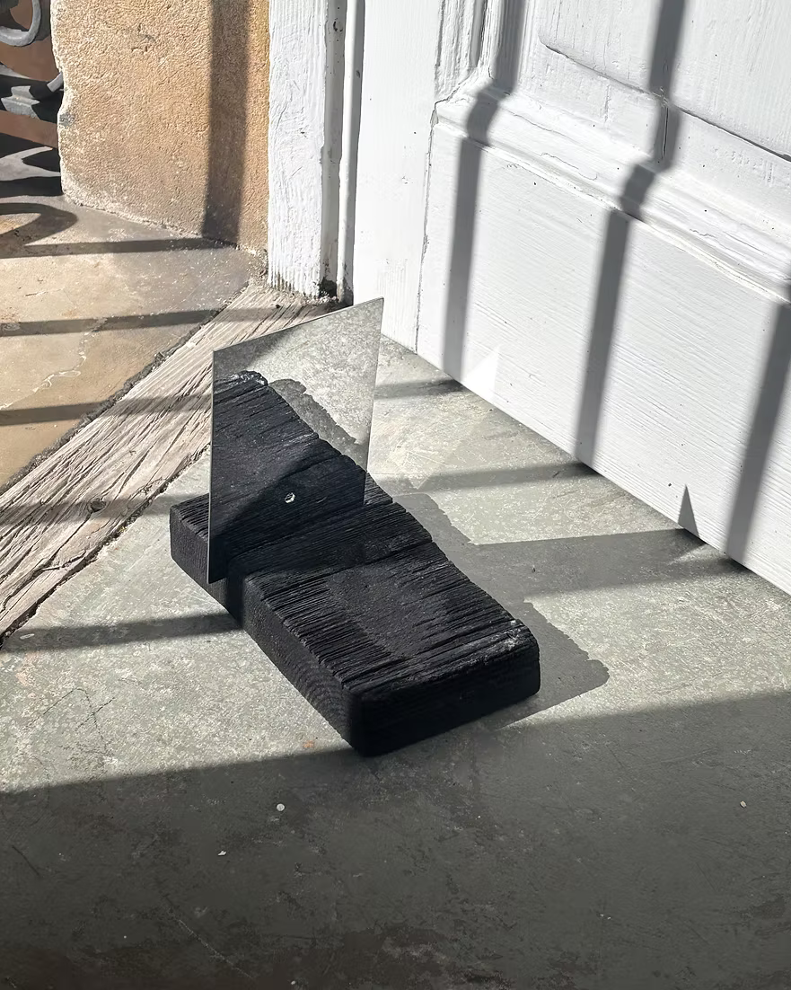 Burned Wood Incense Holder