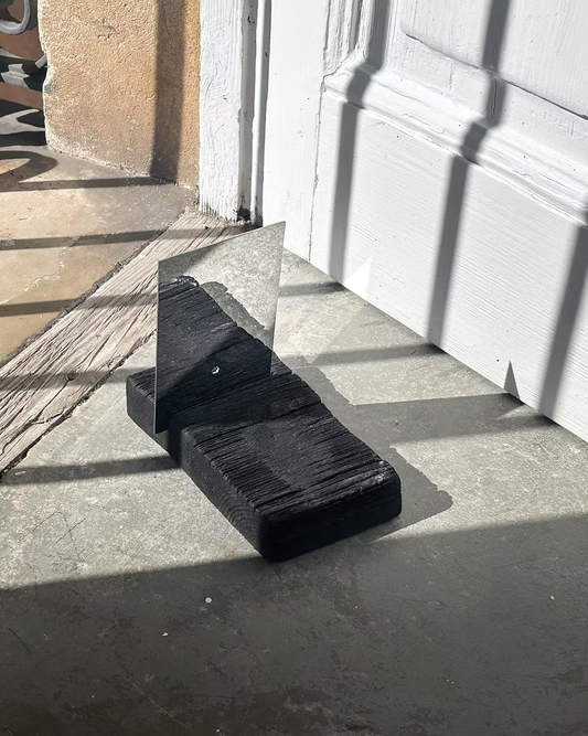 Burned Wood Incense Holder