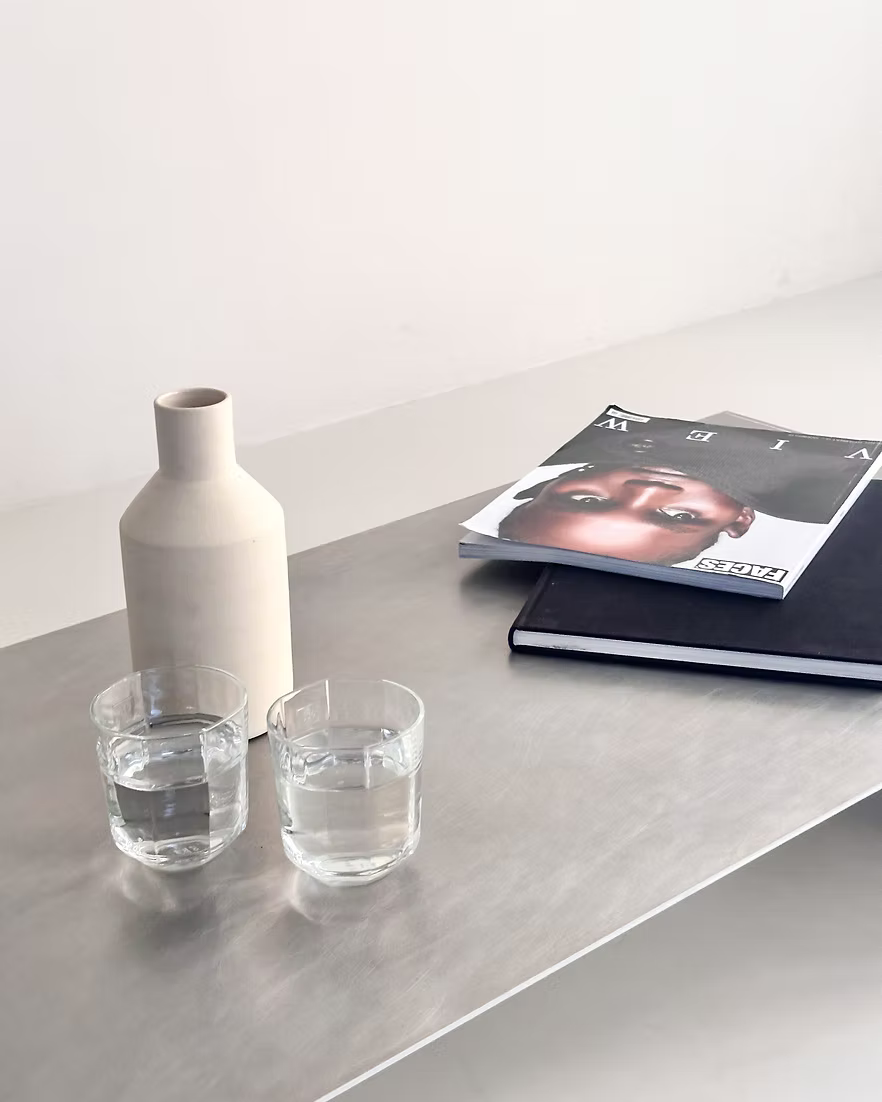 Matted Aluminium Coffeetable - Customizable