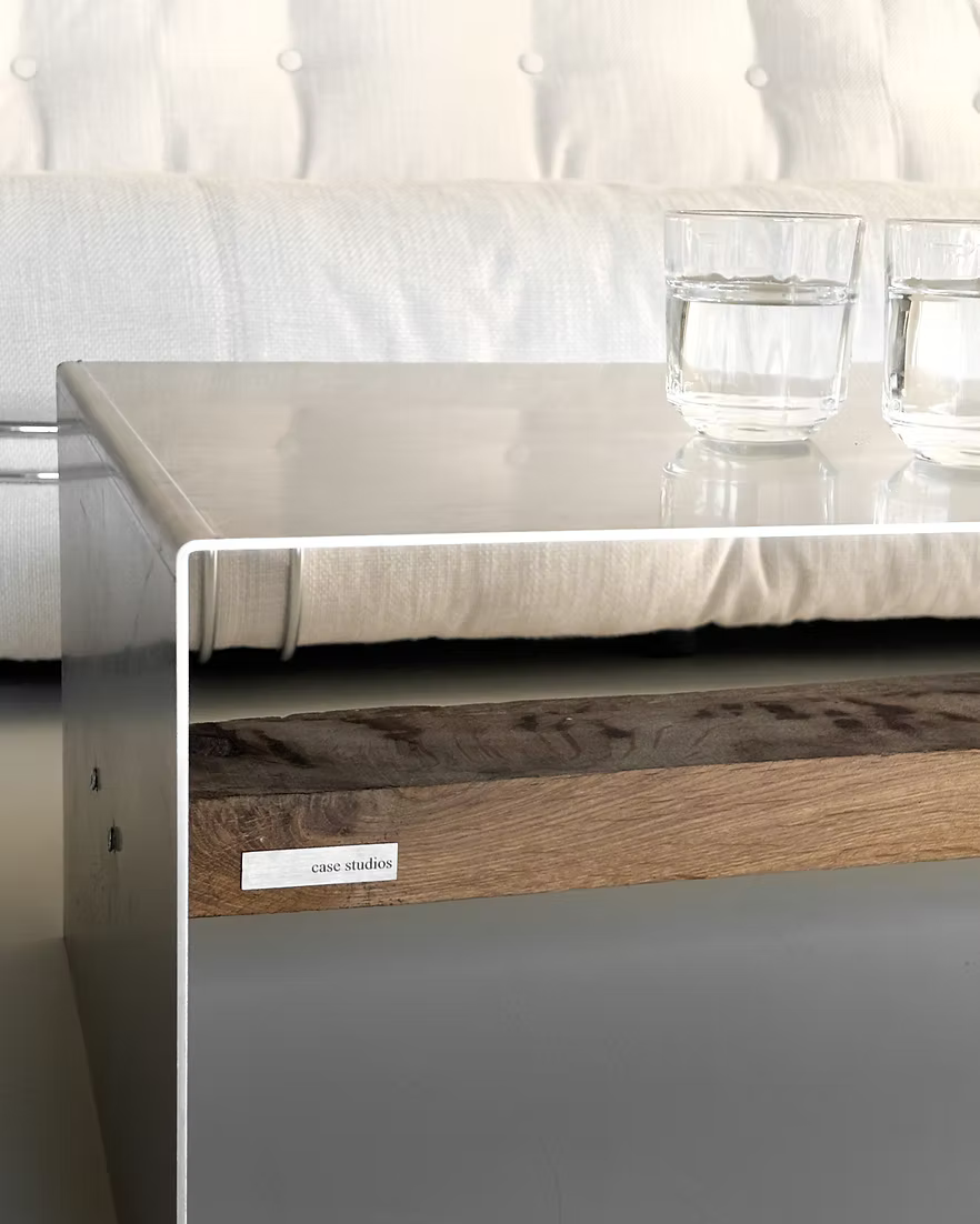 Matted Aluminium Coffeetable - Customizable