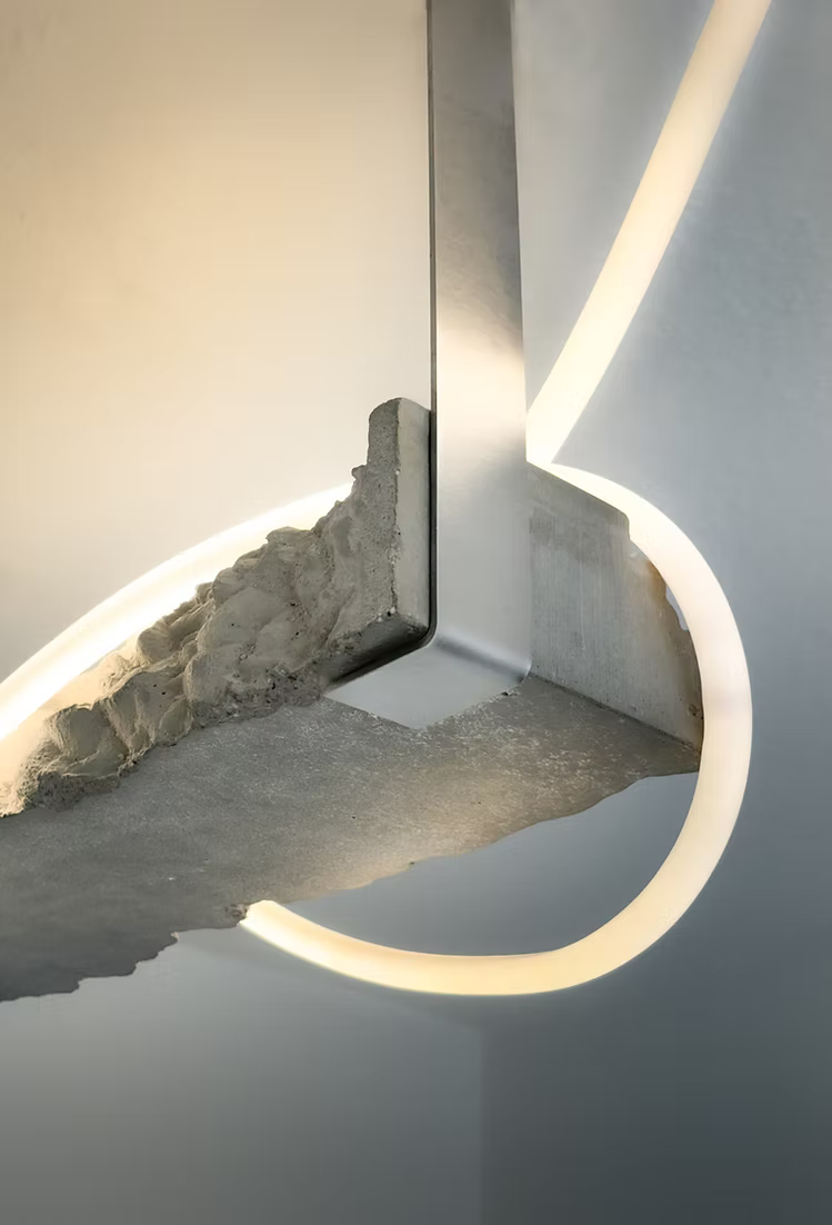 [FLOAT] Sculptural Concrete Ceiling Lamp
