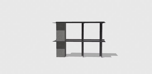 [MODULINE] Stainless Steel Sideboard