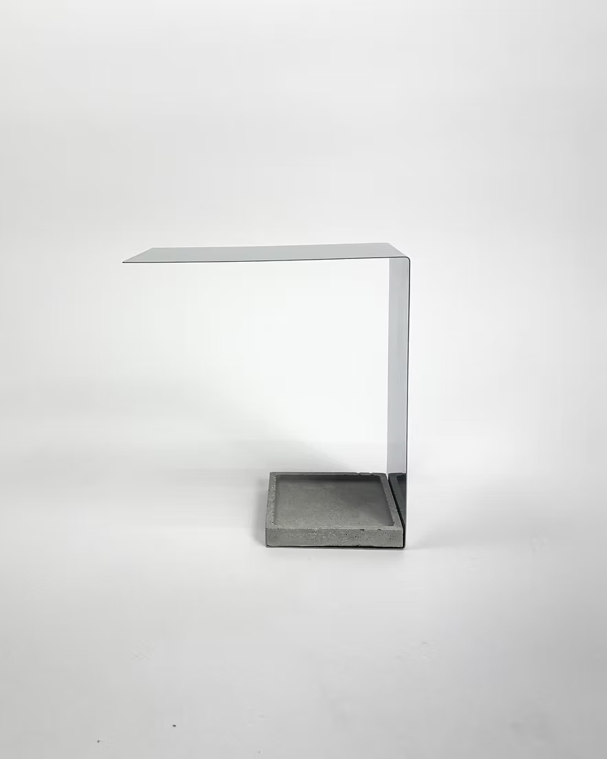 [LINEE] Mirror Polished Steel Lamp
