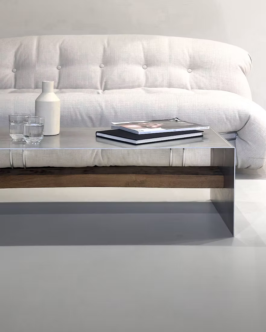 Matted Aluminium Coffeetable - Customizable