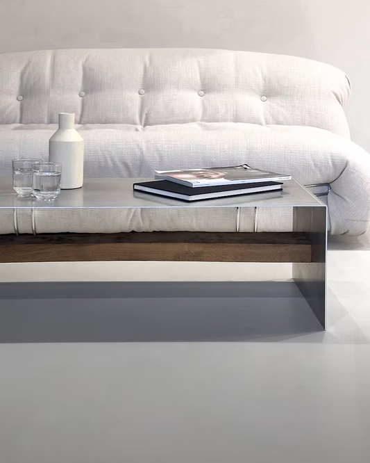 Oak - Aluminium Coffeetable
