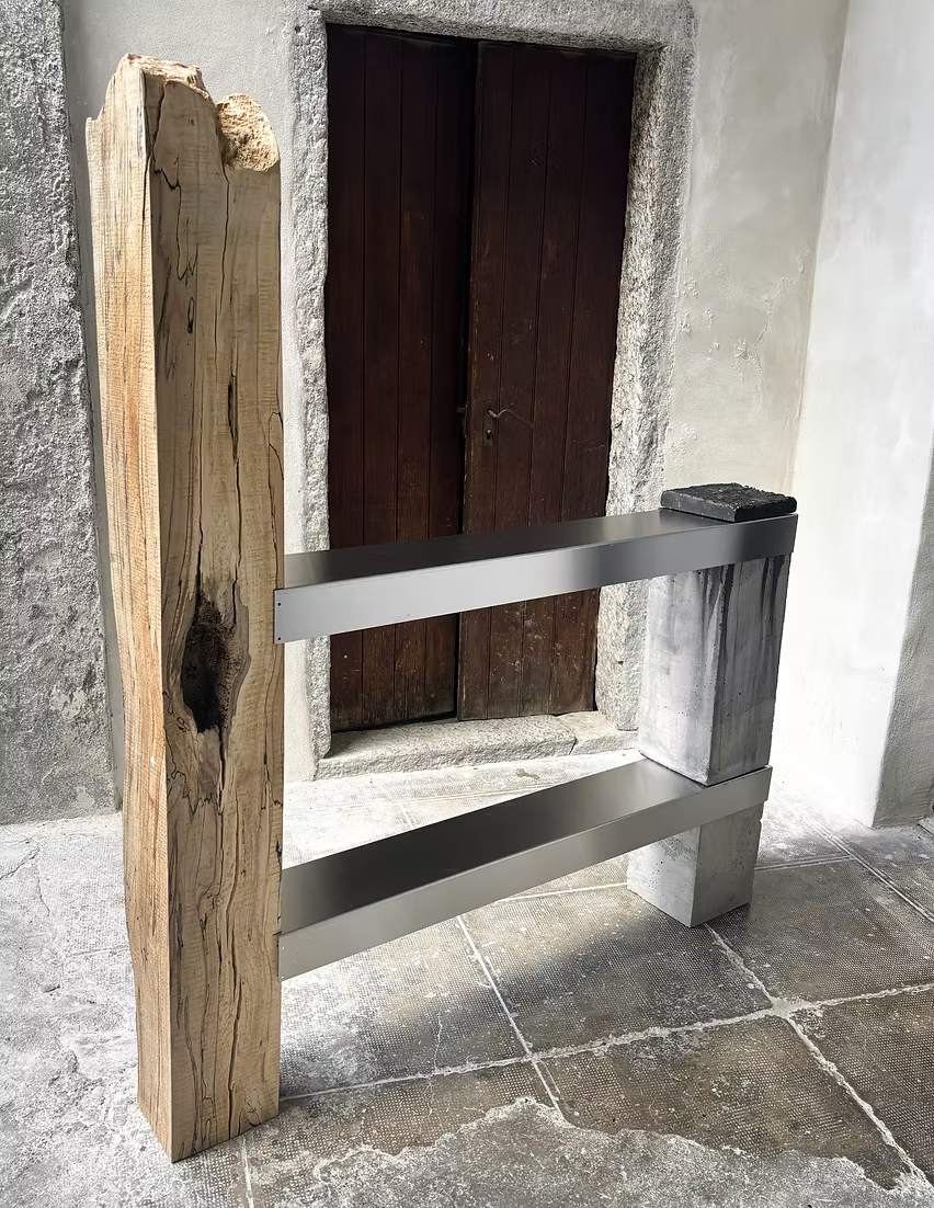 Ice Beech Wood Sideboard