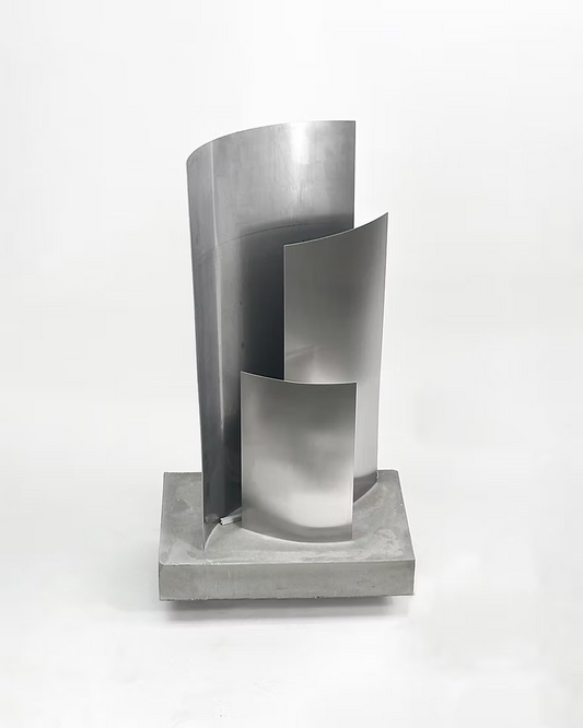 [ESSENZ] Sculptural Stainless Steel Lamp
