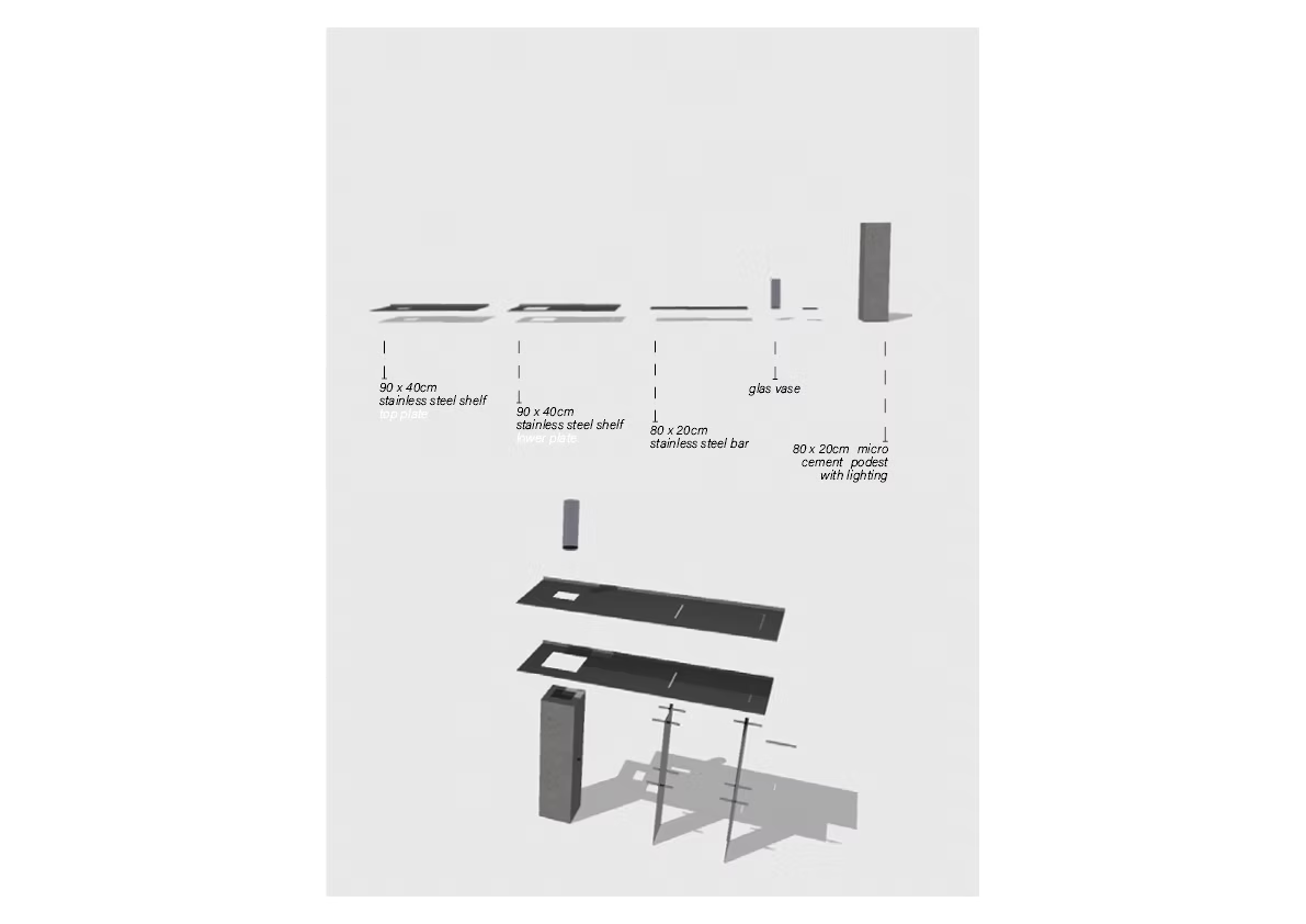 [MODULINE] Stainless Steel Sideboard
