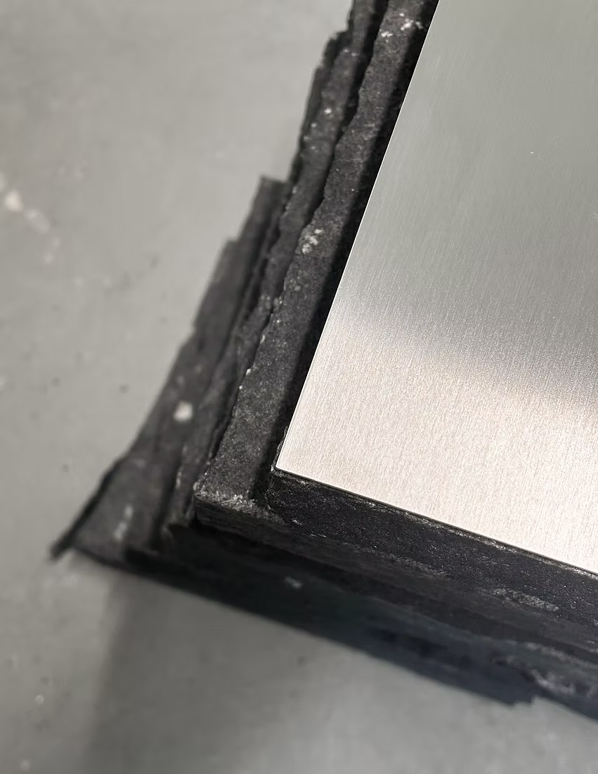 Black Basalt - Stainless Steel Coffeetable