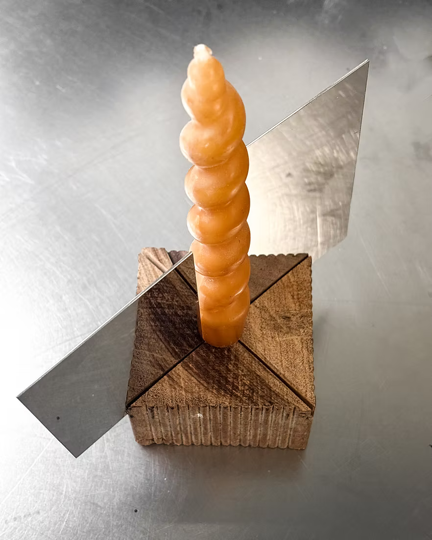 Mirrored Candle Holder