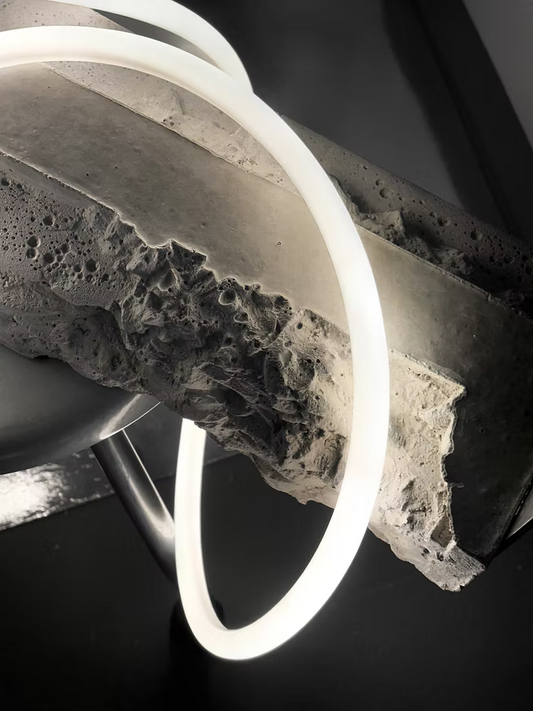 [FLOAT] Sculptural Concrete Ceiling Lamp