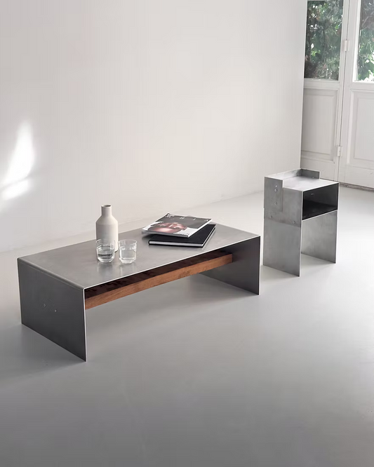 Matted Aluminium Coffeetable - Customizable