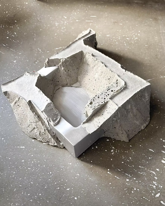 Stainless Steel & Concrete Tray