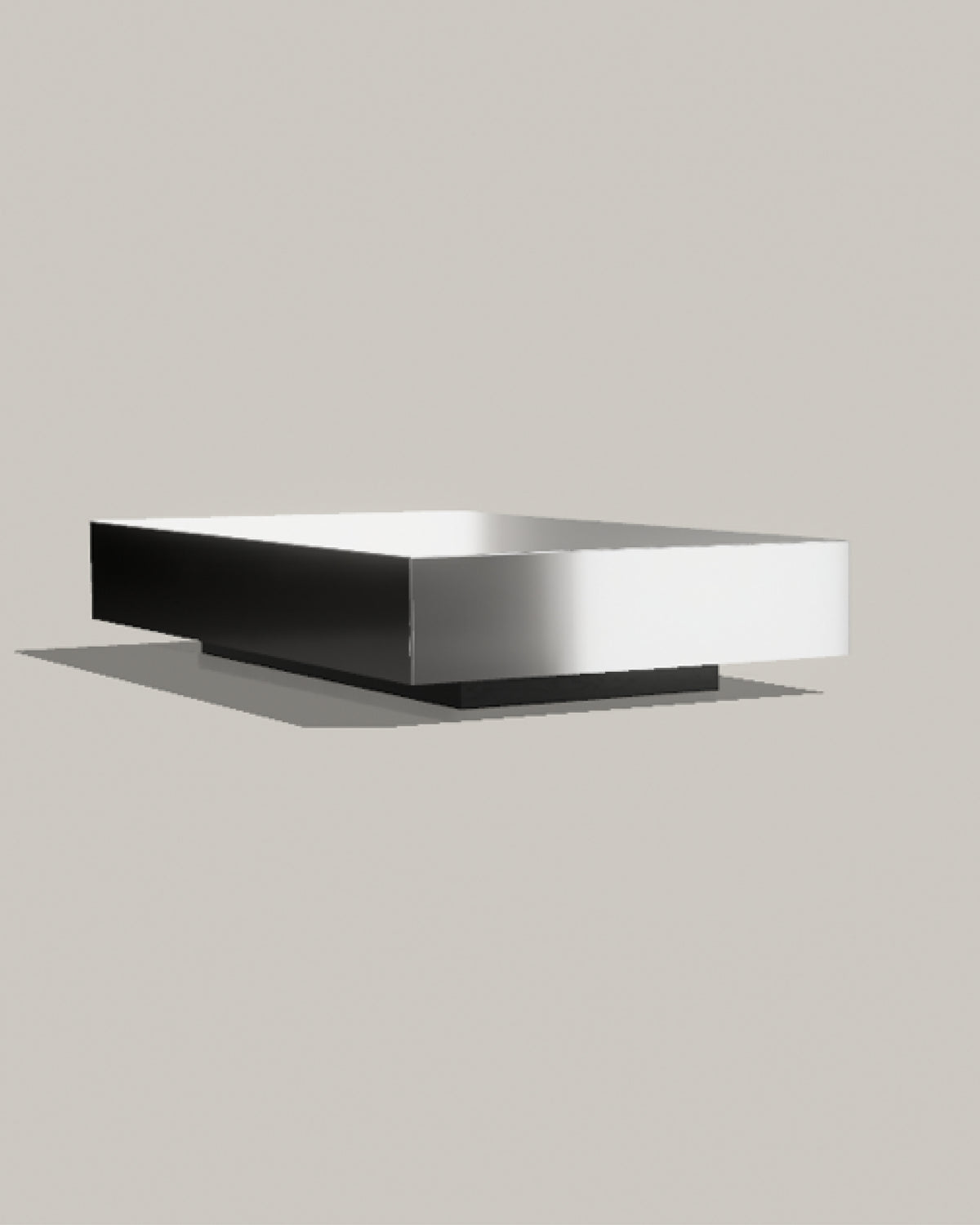 Custom Coffee Table - Matte Aluminum